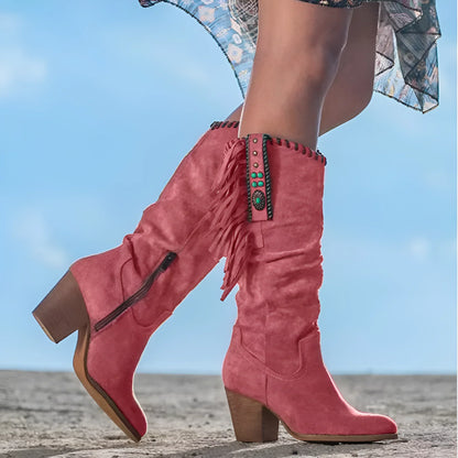 Aldona - Bottes de cowboy rétro western