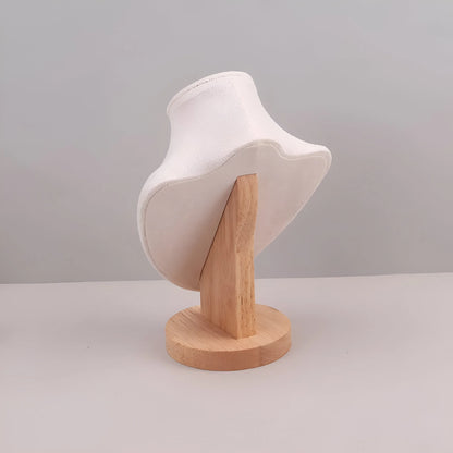 Célestine – Ensemble de présentoirs à colliers en velours