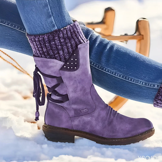 Lindsay - Bottes de neige rétro pour femmes