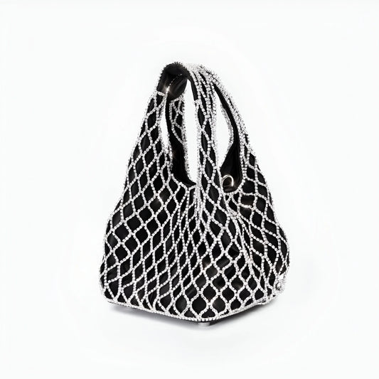Brilly – Sac en cristal gris