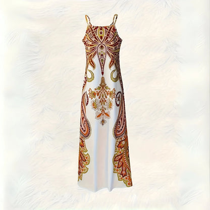 Solène - Bohemian Strappy Dress