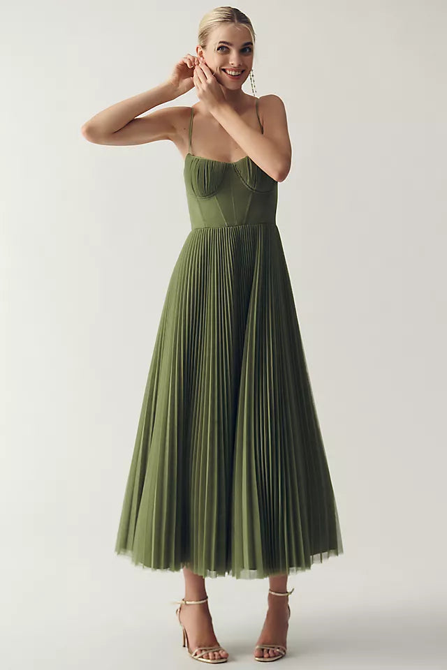 Evelin - Midi šaty Tylle Fit &amp; Flare