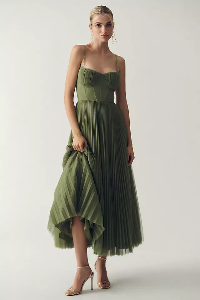 Evelin - Midi šaty Tylle Fit &amp; Flare