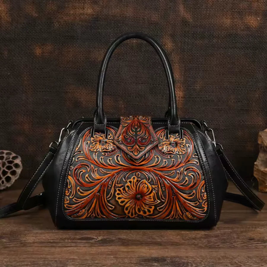 Anna - Sac à main en cuir sculpté à la main (édition limitée)