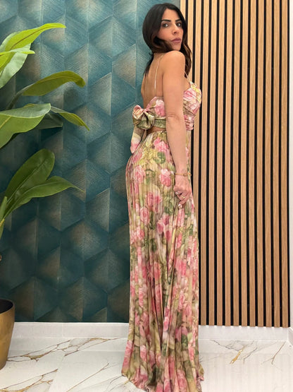 Andaza - Robe Élégance Florale – Taille Unique, Grâce Universelle