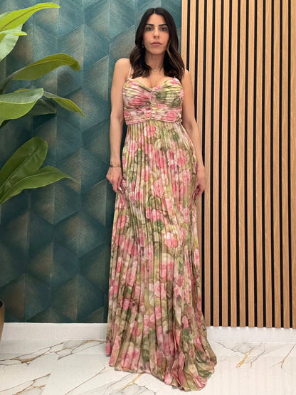 Andaza - Robe Élégance Florale – Taille Unique, Grâce Universelle