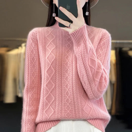 Albane - Cashmere Wool Turtleneck Sweater