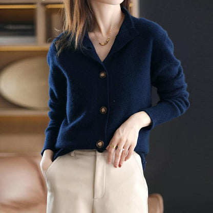 Elin – Pull boutonné élégant