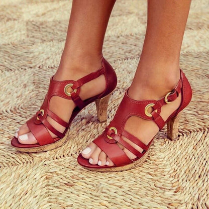 FAMKE - SANDALES À TALONS HAUTS CONFORTABLES