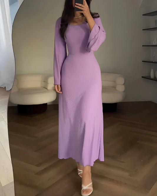 Monice - Robe longue élégante en tricot
