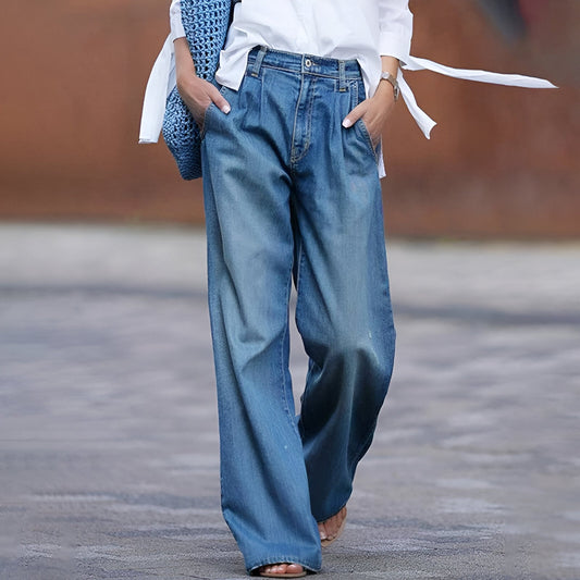 PAULA - PANTALON LARGE CONFORTABLE